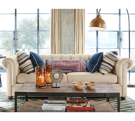 Pottery barn shop chesterfield sectional
